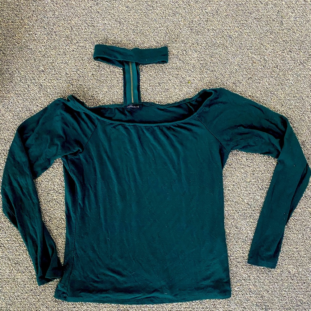 Dynamite off shoulder choker top
